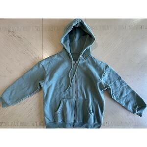 Full Zip Hoodie in turquoise Size N/A